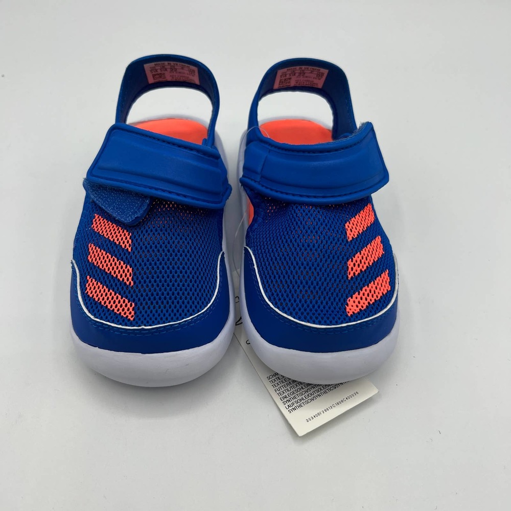 Adidas FortaSwim I Toddler kids Swim Sandals Shoes Size 7K Blue/Orange - Picture 1 of 5